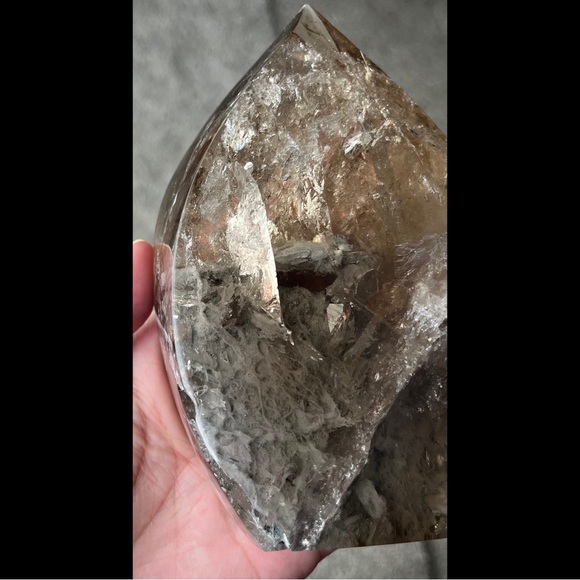 Smoky Garden Quartz Flame - Picture 9 of 17